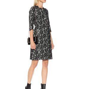 Dorothee Schumacher Embrace Black Nude Overlay monochromatic color scalloped